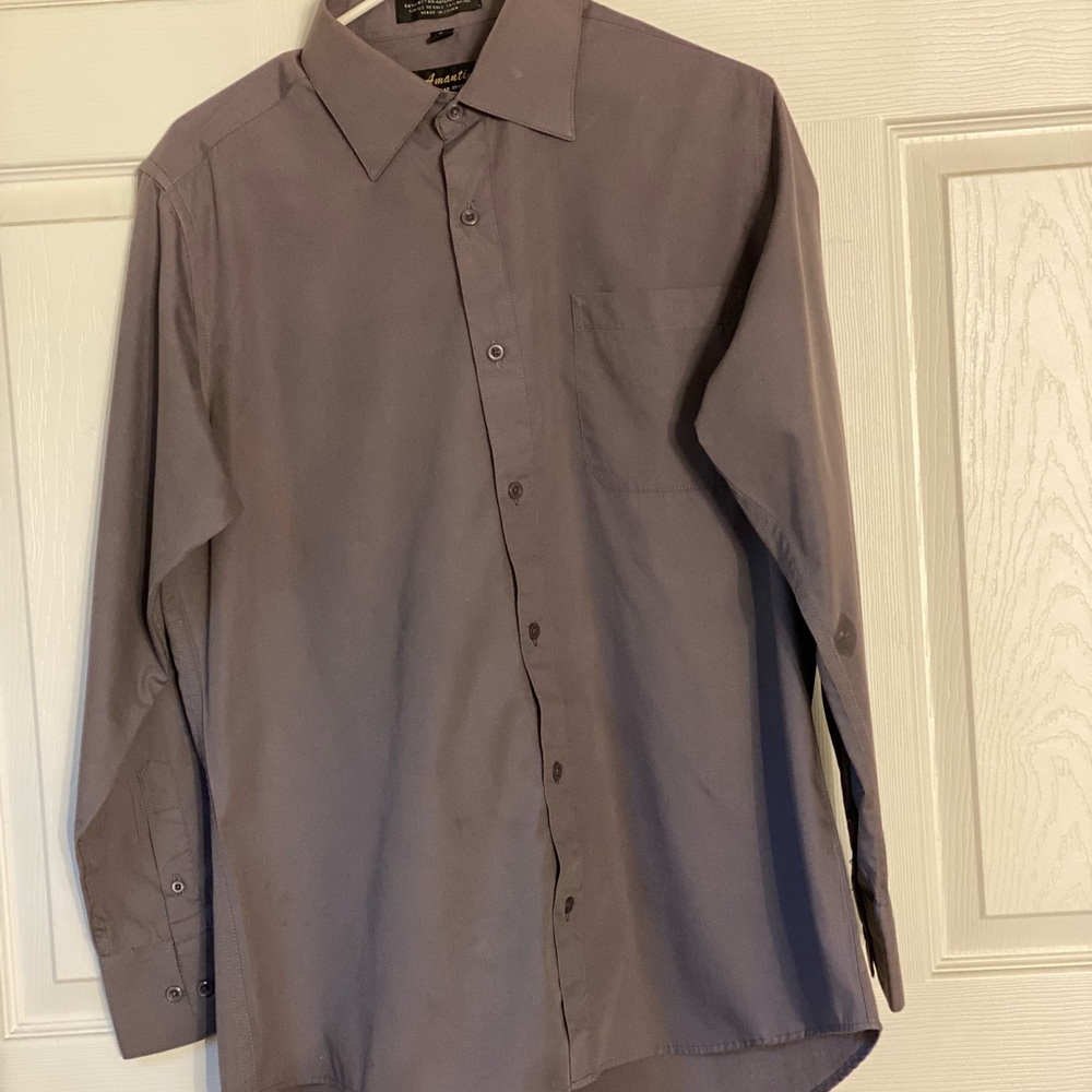 Long sleeve collar Mens dress shirt
